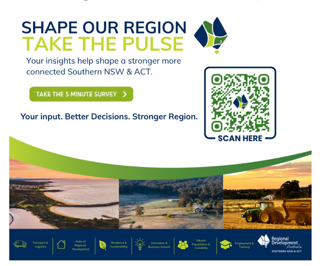 Regional Pulse Survey seeks business input for Southern NSW and ACT planning